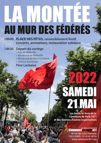 appel poiur monter au mur 2022