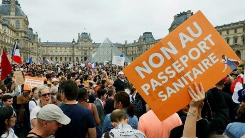 non aunpasseport sanitaire