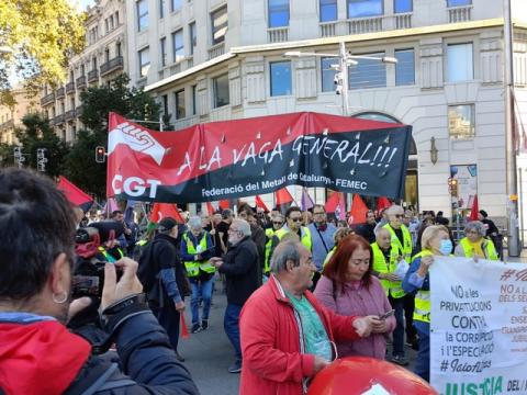 Manifestation en Espagne le 19 novembre 2022
