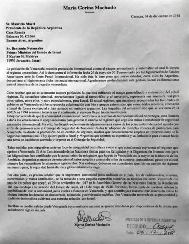 lettre de Machado