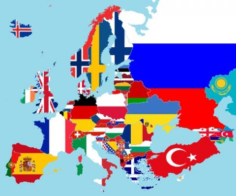 Europe drapeaux