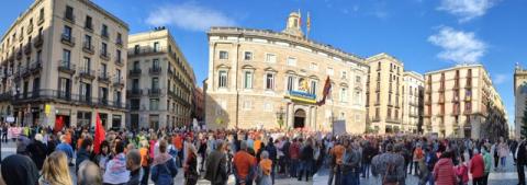 Manifestation espagnole
