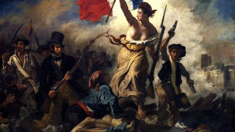 La liberté guidant le ,peuple